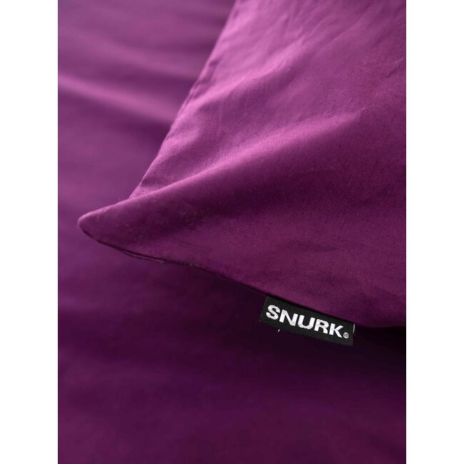 Snurk Plum Purple dekbedovertrek