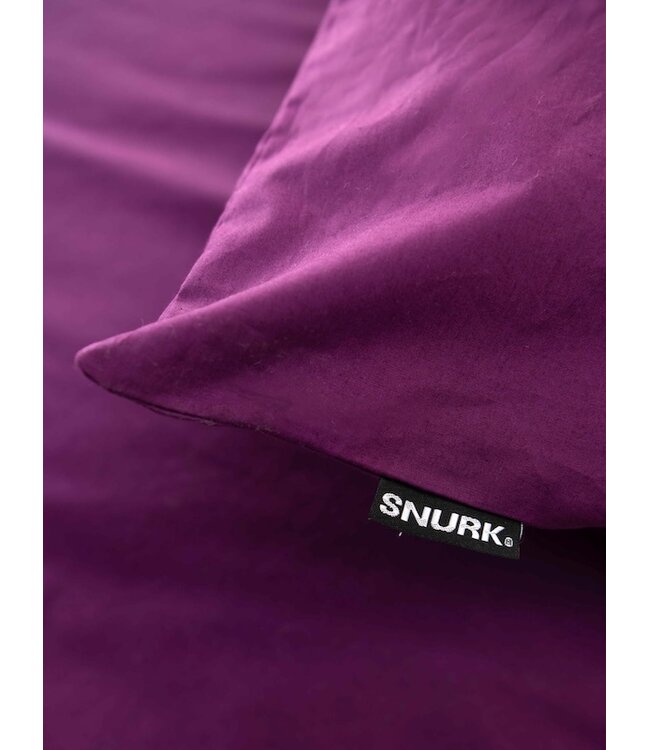 Snurk Plum Purple dekbedovertrek