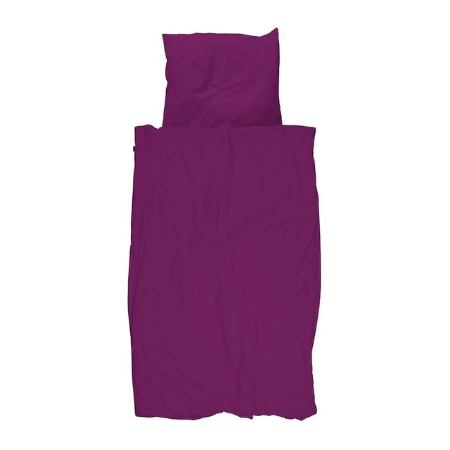 Snurk Plum Purple dekbedovertrek