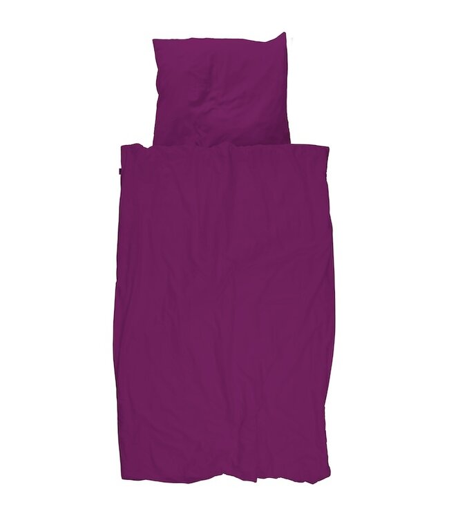 Snurk Plum Purple dekbedovertrek