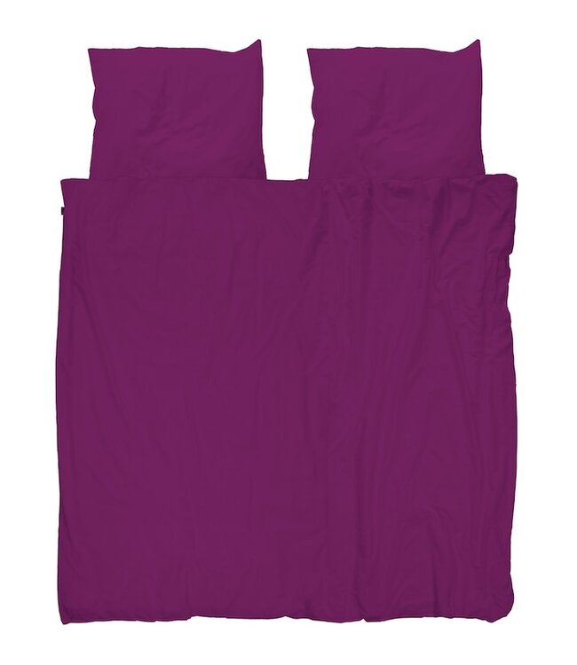 Snurk Plum Purple dekbedovertrek