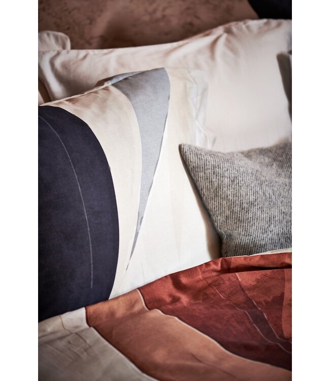 Vandyck Curva cream tan dekbedovertrek