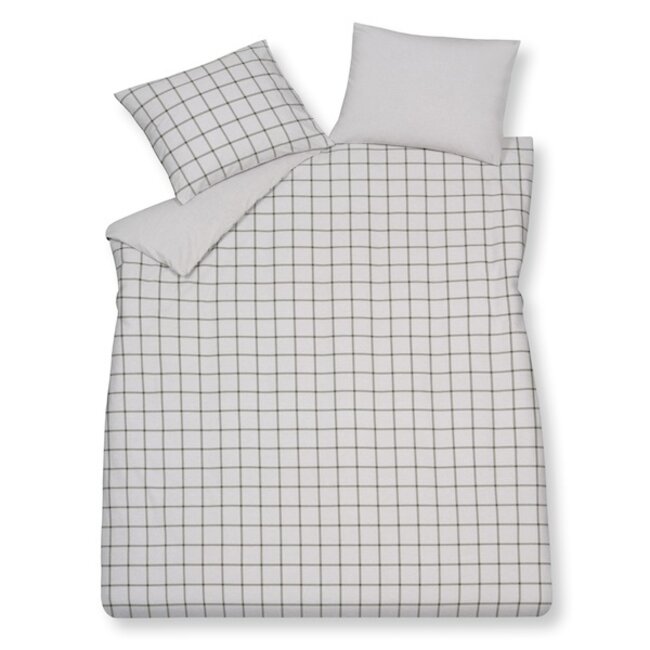 Vandyck Flanel Dundee thyme dekbedovertrek