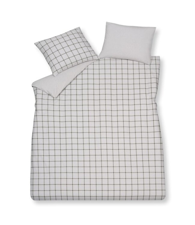 Vandyck Flanel Dundee thyme dekbedovertrek