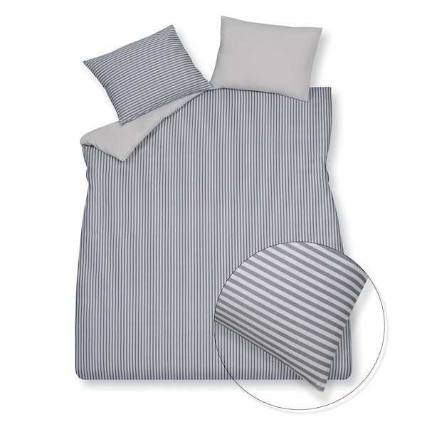 Vandyck Flanel Glasgow blue ink dekbedovertrek