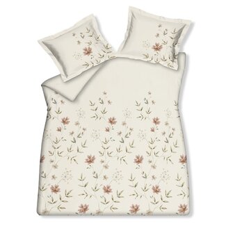 Vandyck Vandyck Fleurine cream tan dekbedovertrek