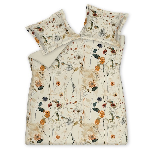 Vandyck Ivory Bliss cream tan dekbedovertrek