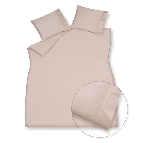 Vandyck Purity 87 Uni Satin sepia pink dekbedovertrek