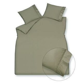 Vandyck Purity 87 Uni Satin thyme dekbedovertrek