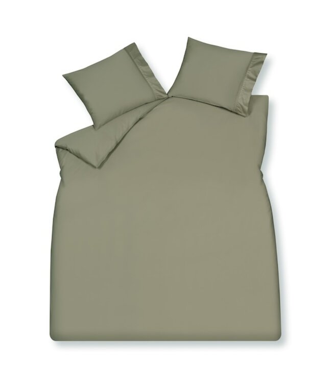 Vandyck Purity 87 Uni Satin thyme dekbedovertrek