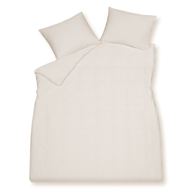 Vandyck Purity Ravenna cream tan dekbedovertrek