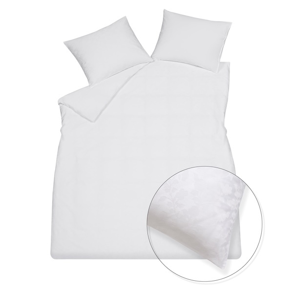 Vandyck Purity Ravenna white dekbedovertrek