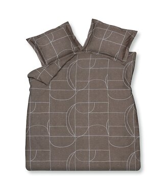 Vandyck Vandyck Puzzle espresso dekbedovertrek