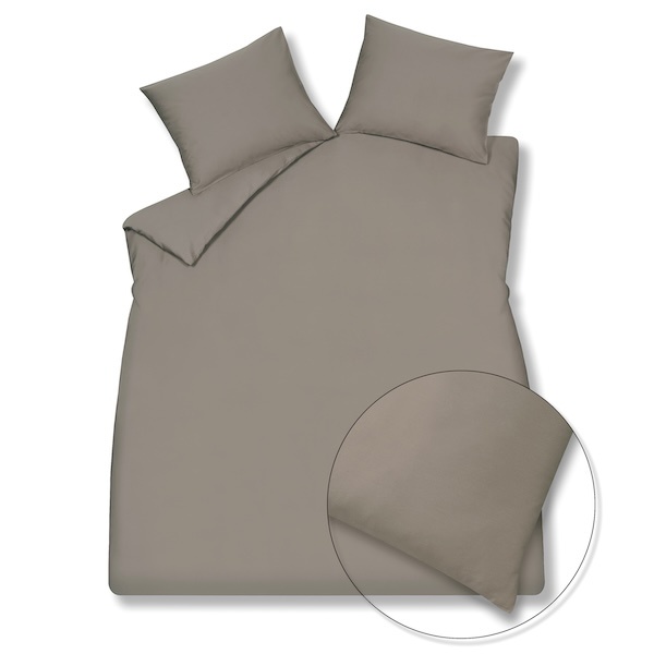 Vandyck Satin Luxe espresso dekbedovertrek