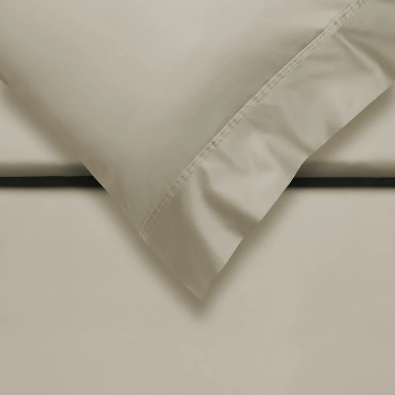 Vandyck Purity 87 Uni Satin stone dekbedovertrek