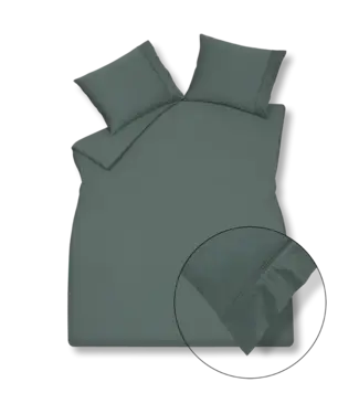Vandyck Vandyck Purity 87 Uni Satin dark green dekbedovertrek