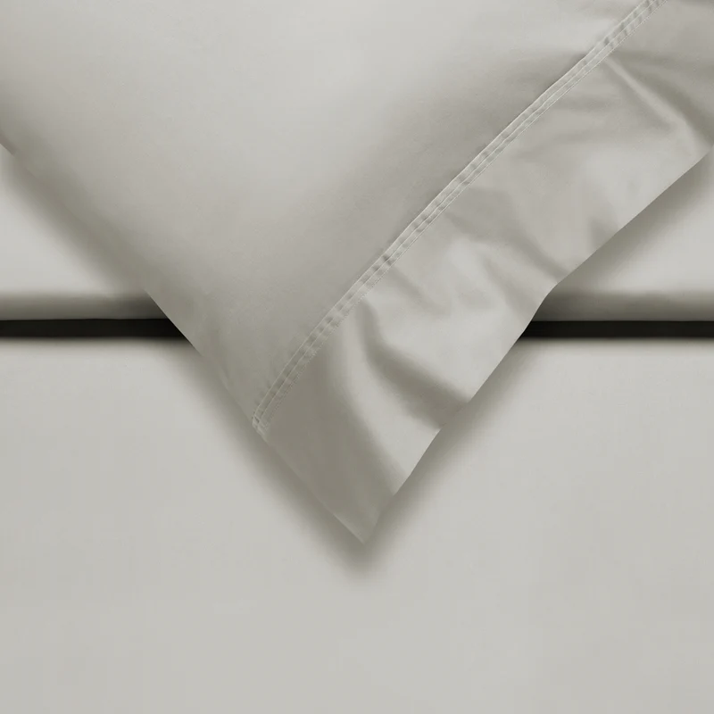 Vandyck Purity 87 Uni Satin coolgrey dekbedovertrek