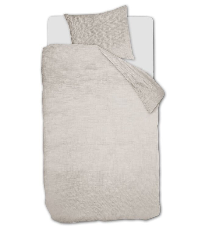 vtwonen Gentle Embrace Zand dekbedovertrek