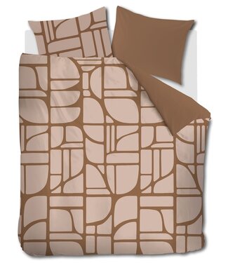 vtwonen vtwonen Bold Shapes Zachtroze dekbedovertrek