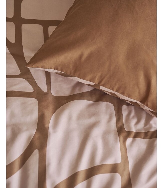 vtwonen Bold Shapes Zachtroze dekbedovertrek