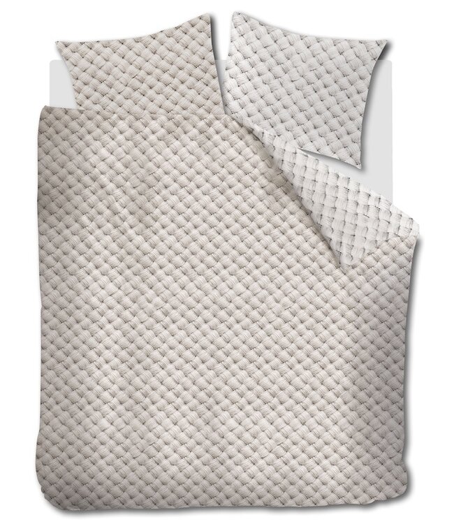 Rivièra Maison Woven Wool Naturel dekbedovertrek