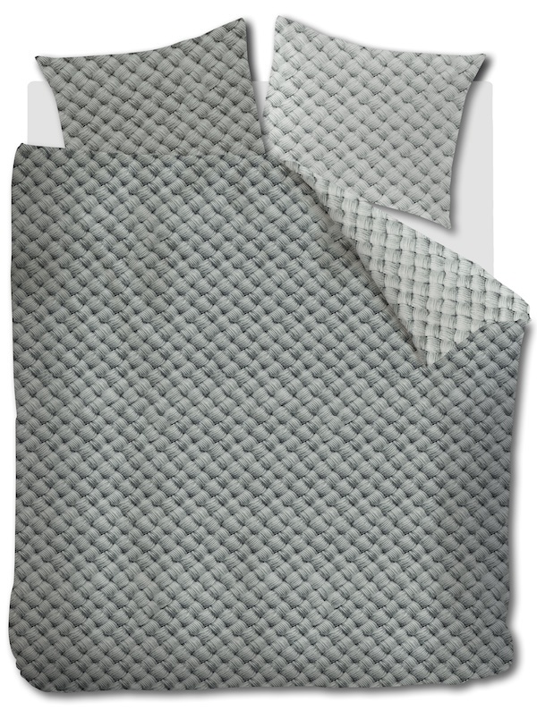 Rivièra Maison Woven Wool Groen dekbedovertrek