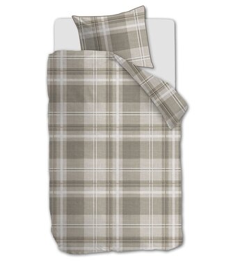 Rivièra Maison Rivièra Maison Tartan Check Zand dekbedovertrek