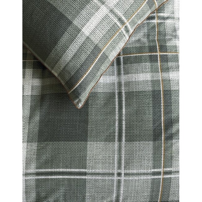 Rivièra Maison Tartan Check Groen dekbedovertrek