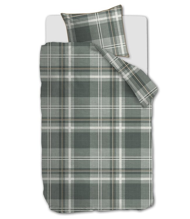 Rivièra Maison Tartan Check Groen dekbedovertrek