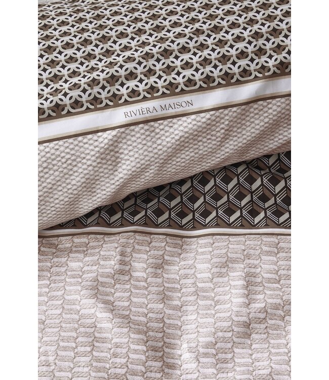 Rivièra Maison Lawrence Bruin dekbedovertrek