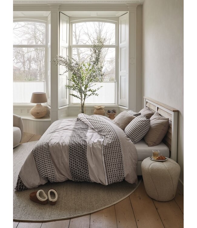 Rivièra Maison Lawrence Bruin dekbedovertrek