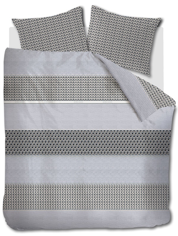 Rivièra Maison Lawrence Blauwgrijs dekbedovertrek