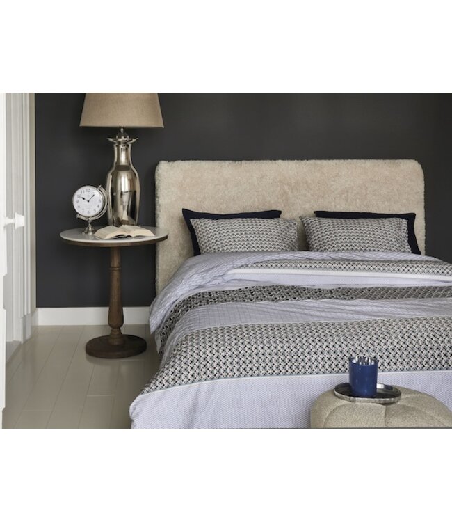 Rivièra Maison Lawrence Blauwgrijs dekbedovertrek