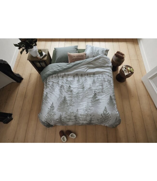 Rivièra Maison Foggy Forest Groen dekbedovertrek