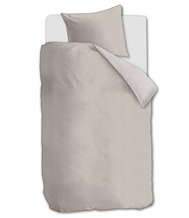 Rivièra Maison Emery Taupe dekbedovertrek