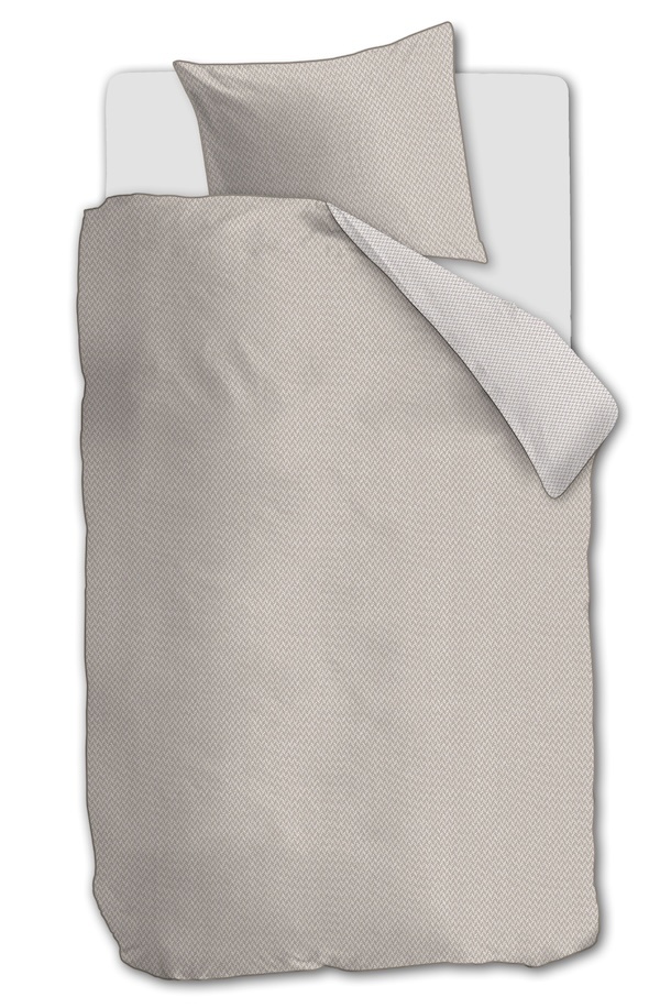 Rivièra Maison Emery Taupe dekbedovertrek