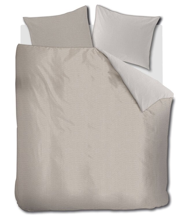 Rivièra Maison Emery Taupe dekbedovertrek