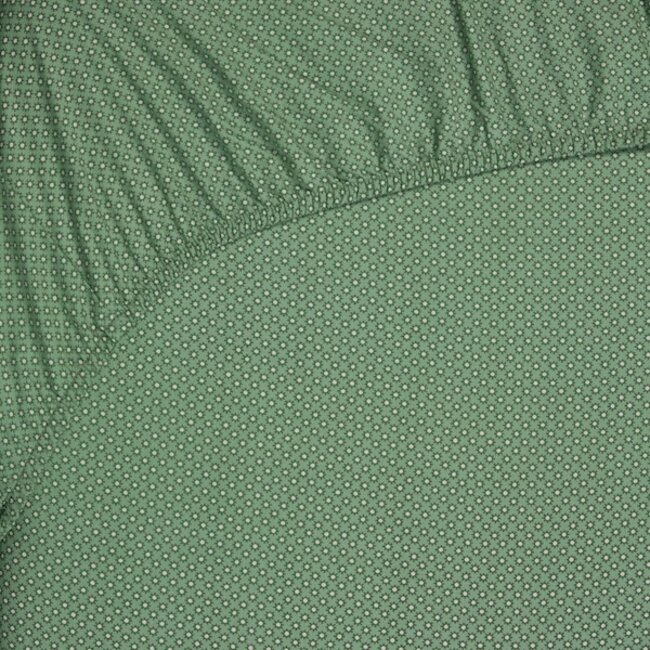 Twinkle Star Fitted Sheet Midden, groen