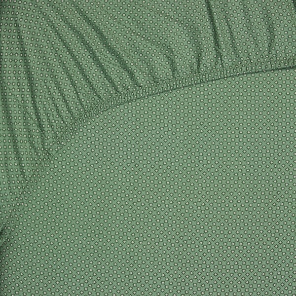 Pip Studio Twinkle Star Fitted Sheet Midden groen hoeslaken