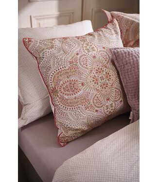 Pip Studio Pip Studio Moon Flower Square Cushion Licht roze