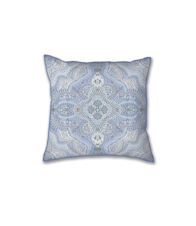Pip Studio Moon Flower Square Cushion Licht blauw