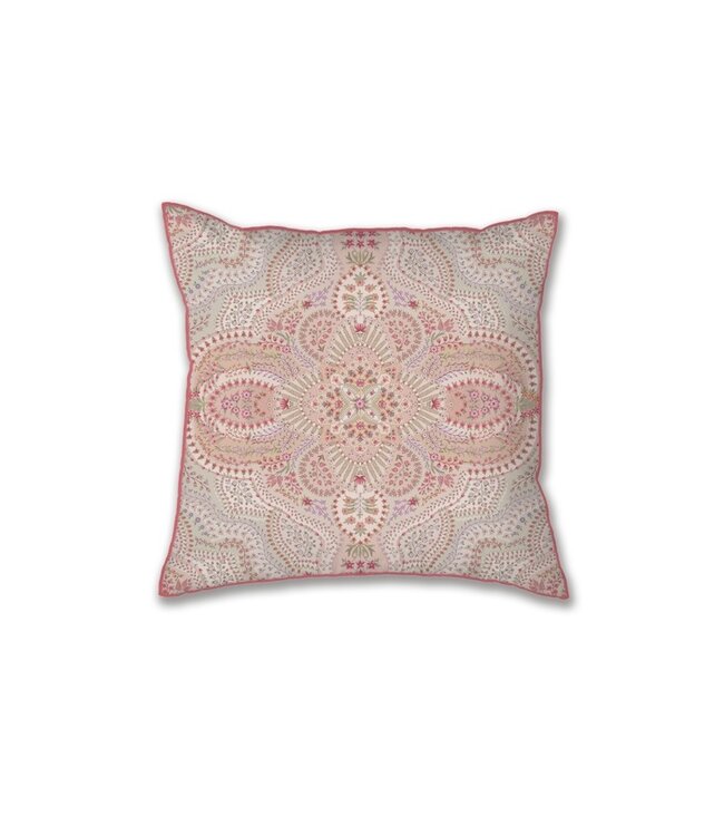 Pip Studio Moon Flower Square Cushion Licht roze