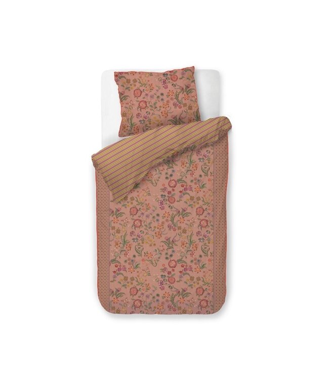 Pip Studio Coco Flower Koraal dekbedovertrek