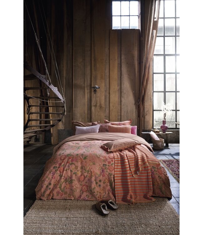Pip Studio Coco Flower Koraal dekbedovertrek