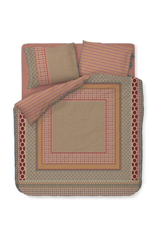 Pip Studio Bogolan Multi dekbedovertrek