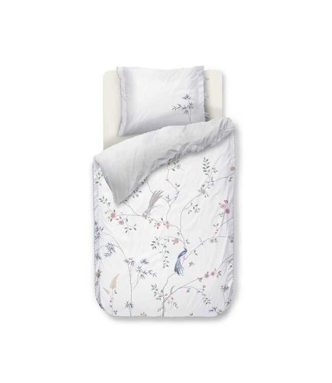 Pip Studio Bamboo Blossom Wit dekbedovertrek