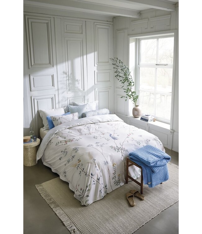 Pip Studio Bamboo Blossom Wit dekbedovertrek