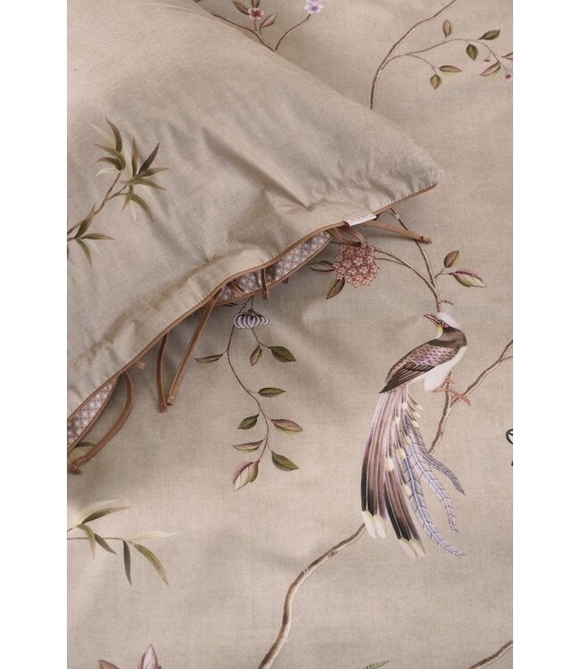 Pip Studio Bamboo Blossom Khaki dekbedovertrek