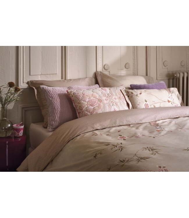 Pip Studio Bamboo Blossom Khaki dekbedovertrek