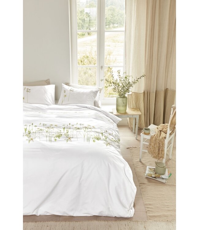 Marjolein Bastin Amaryllis Wit dekbedovertrek